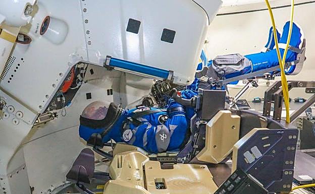 Rosie The Rocketeer, durante unas pruebas.