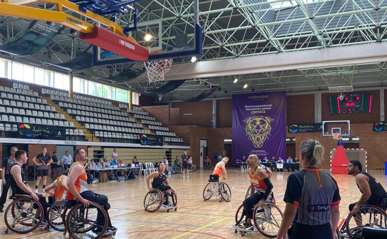 El Mideba, en la Copa del Rey de Málaga. 