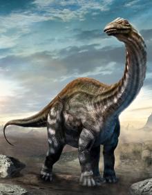 Imagen secundaria 2 - Animales de distintos periodos prehistóricos: mamut lanudo, bunostegos y dinosaurio.