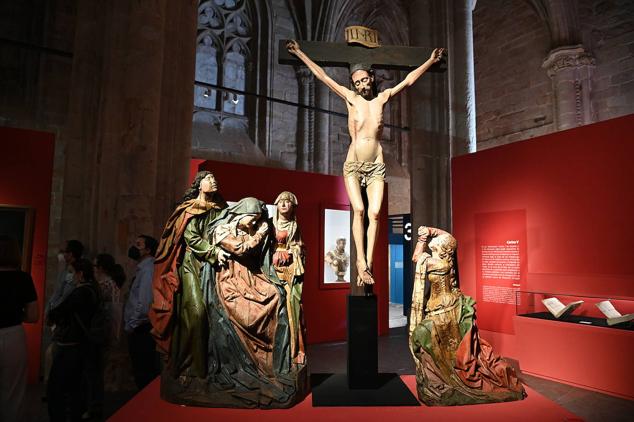 Distintos espacios de Las Edades del Hombre, exposición que se puede ver en Plasencia hasta el 11 de diciembre de 2022.