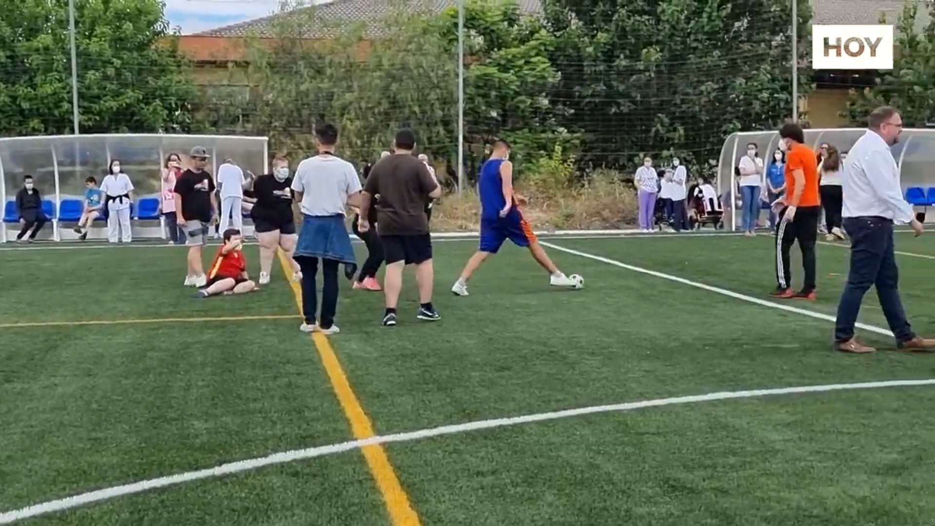 Mérida estrena su sexto campo de fútbol público en San Andrés