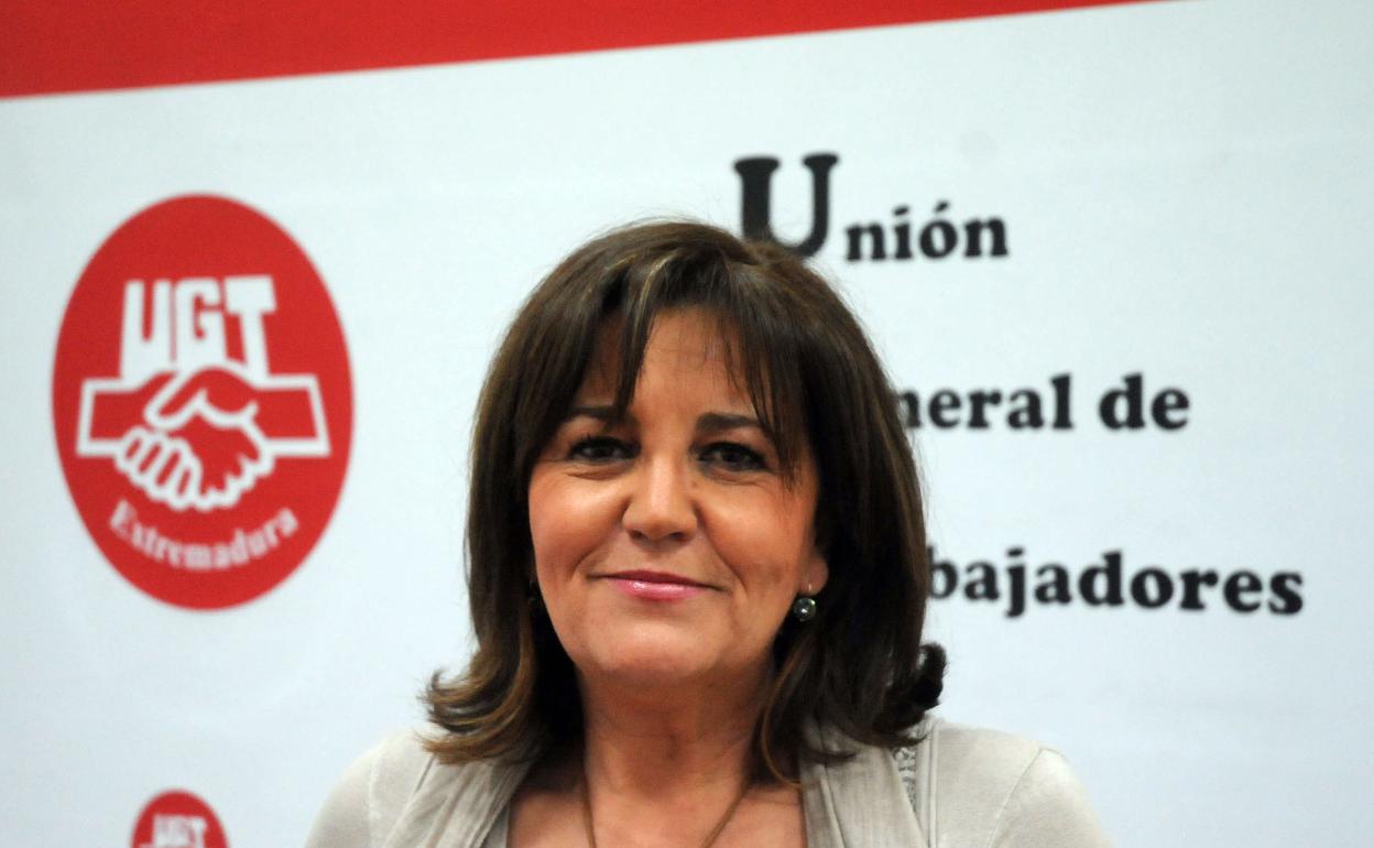 Patrocinio Sánchez, secretaria general de UGT Extremadura