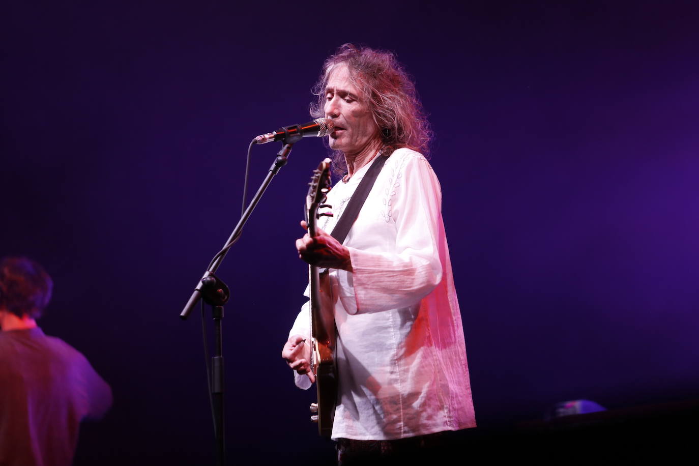 Miles de personas disfrutaron de la actuación del placentino y su banda. 