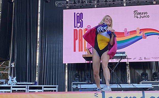 Henar Álvarez en Los Palomos. 