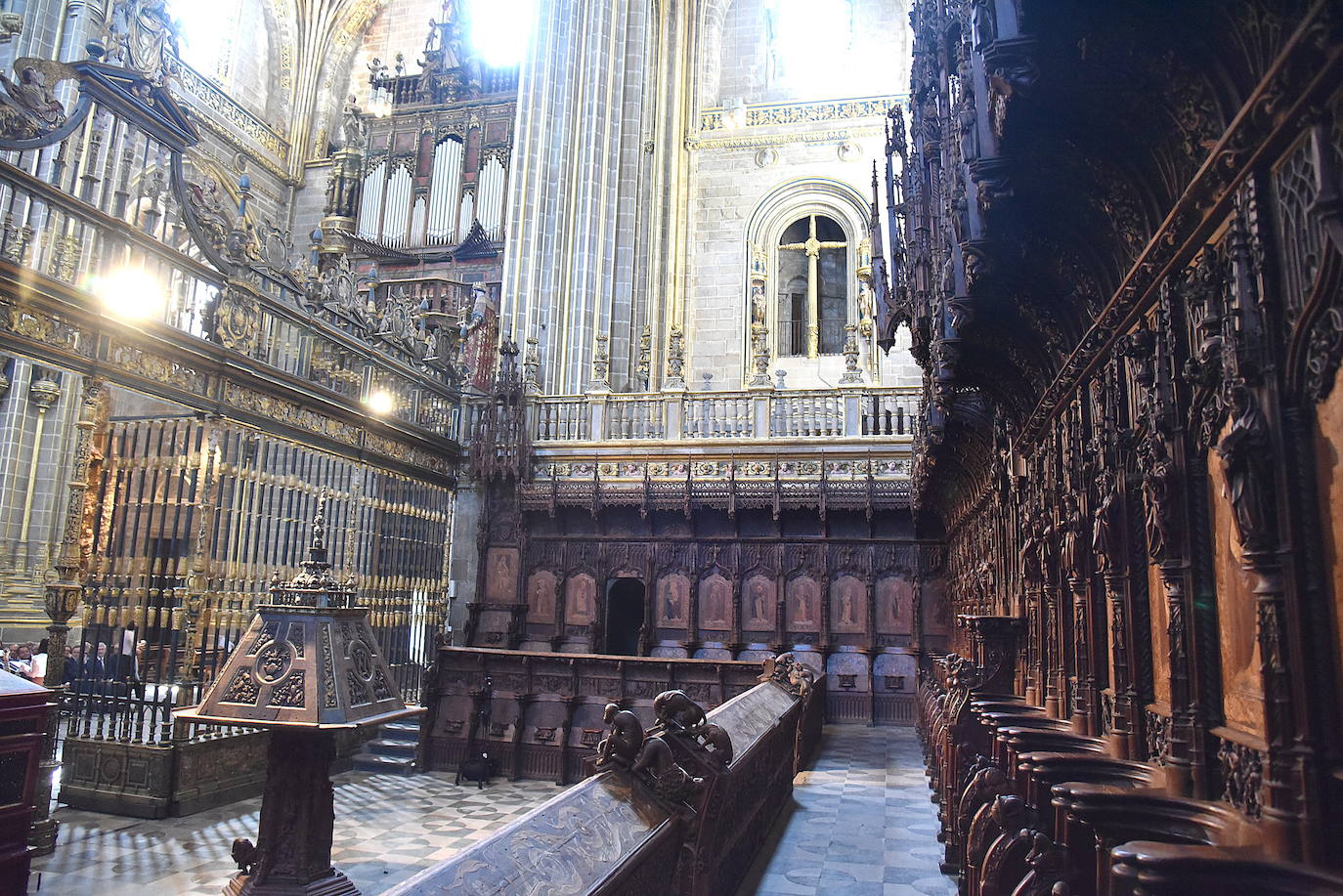 Sillería del coro de Plasencia, que empezó a hacer el maestro Rodrigo Alemán en 1497 y parece que terminó en 1505. (Foto Diario HOY)