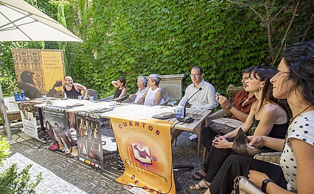 Actores y participantes en las citas del festival del fin de semana. 