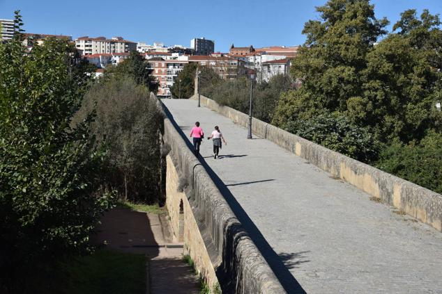 El Puente Nuevo de Plasencia que hizo el maestro Rodrigo Alemán entre 1500 y 1512. (Fotos Diario HOY)