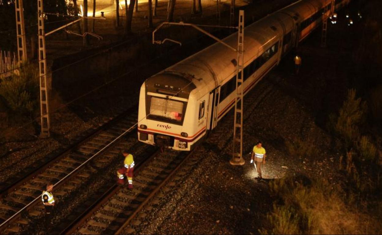 Imagen de uno de los trenes. 