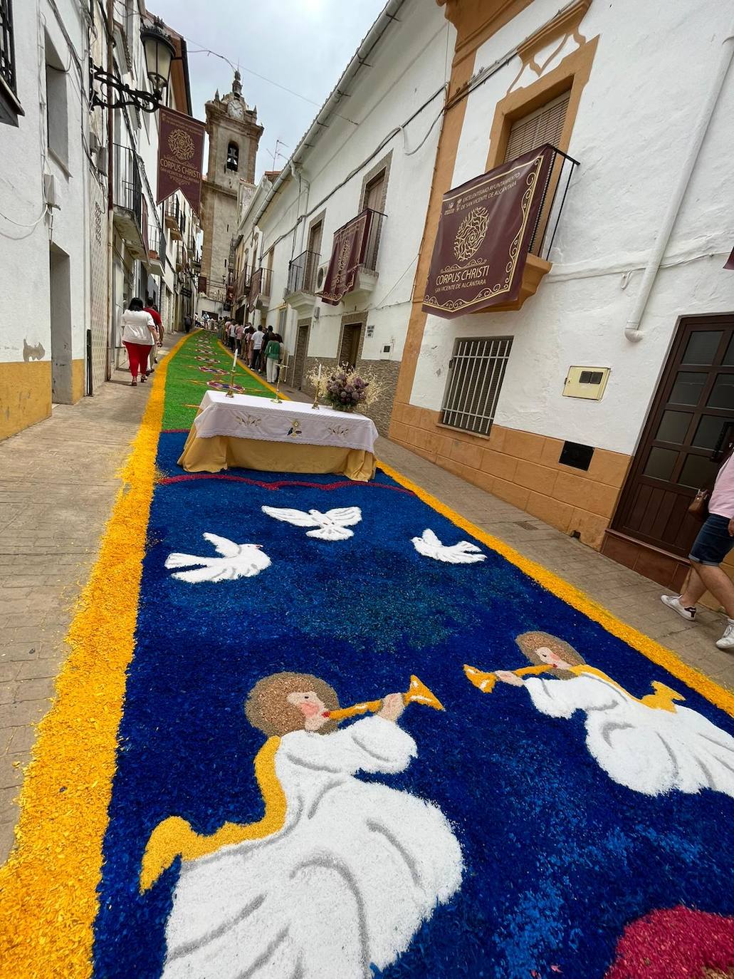 Fotos: Imágenes de la celebración del Corpus Christi en San Vicente de Alcántara