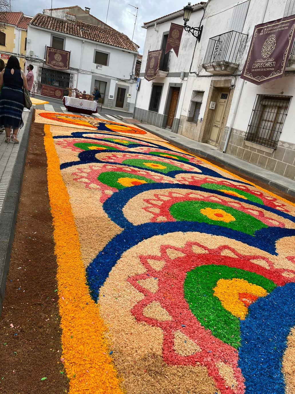 Fotos: Imágenes de la celebración del Corpus Christi en San Vicente de Alcántara