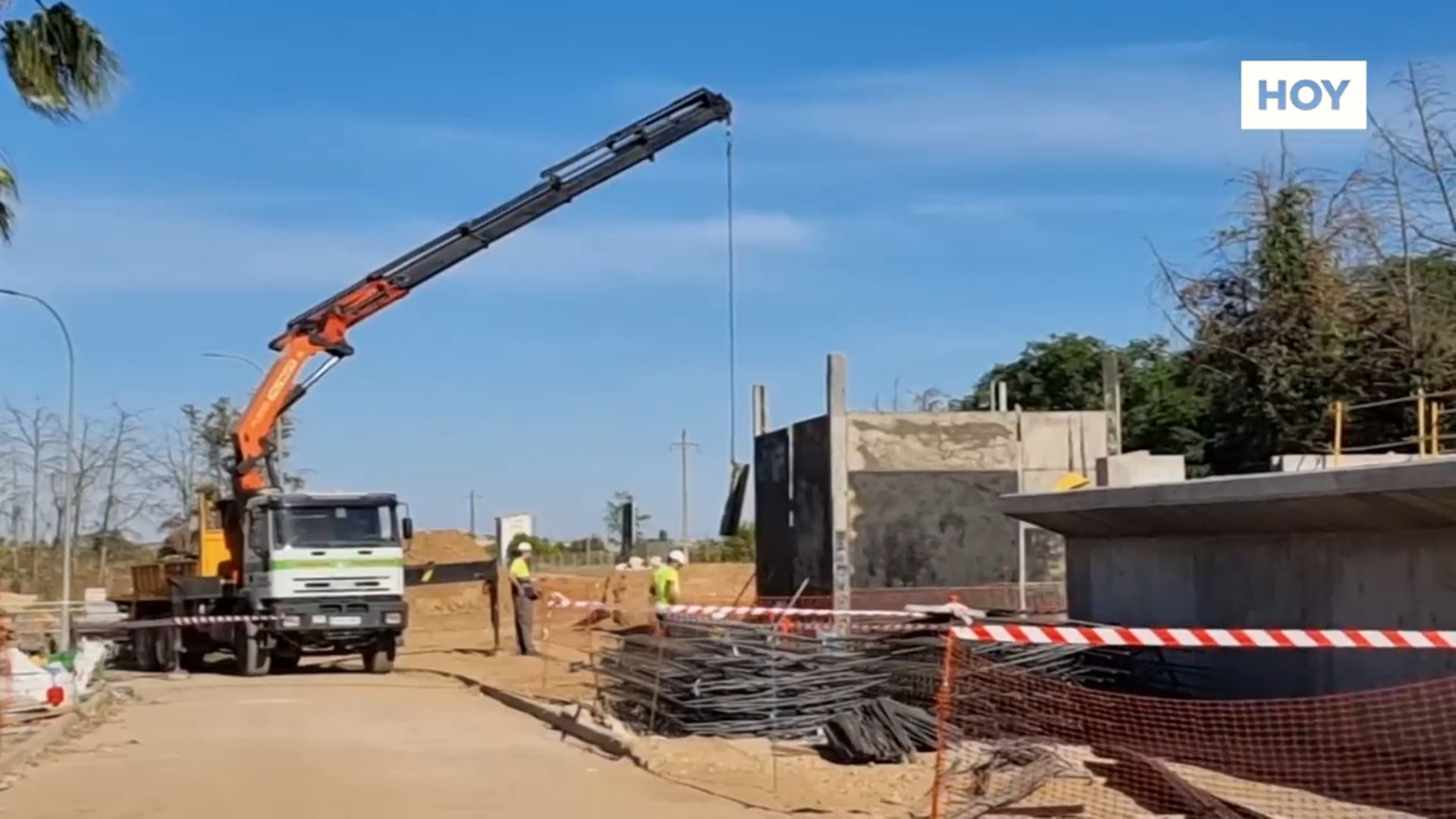 Las obras de la depuradora de Mérida constan de nuevas instalaciones de pretratamiento, espesado y deshidratación de fangos