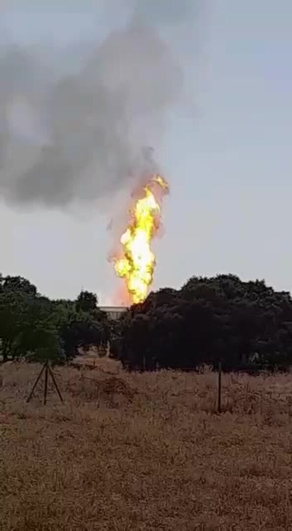 Incendio en termosolar Casablanca