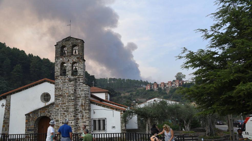 Fotos del incendio en Las Hurdes