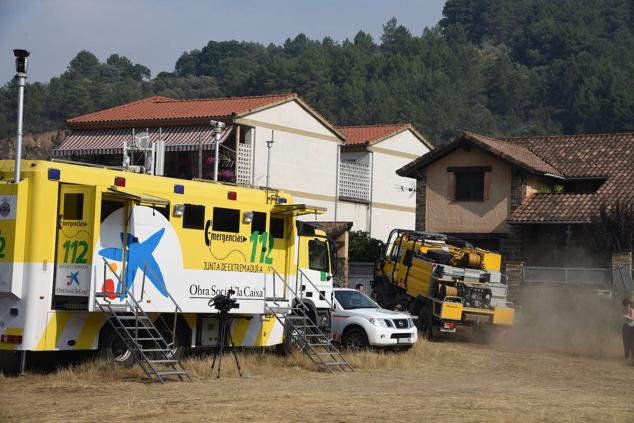 Fotos: Segundo día del incendio de Las Hurdes