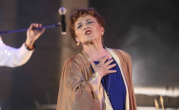 Beatriz Carvajal, durante su interpretación. 