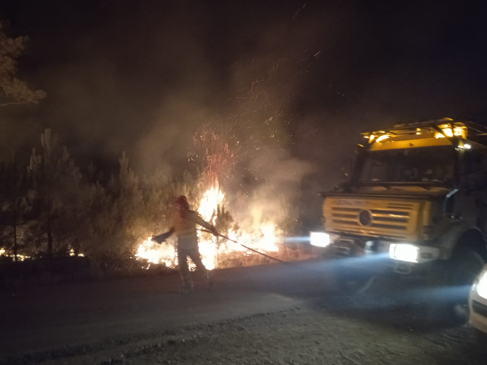 Cuadrillas terrestres del operativo Infocal y Plan Infoex