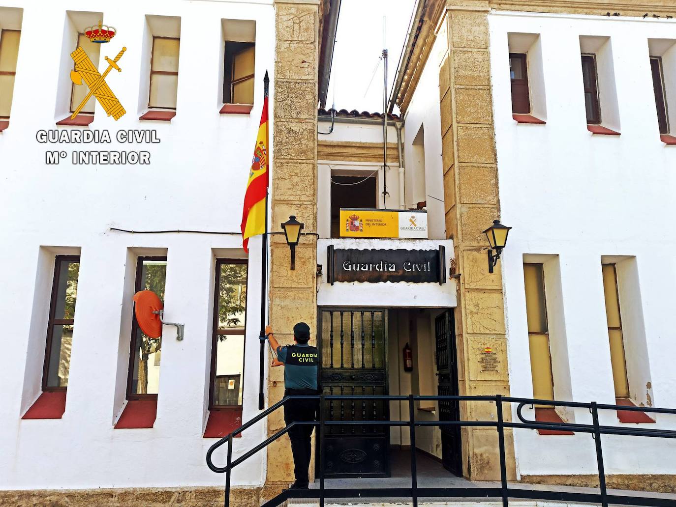 Cuartel de la Guardia Civil en Malpartida de Cáceres. 