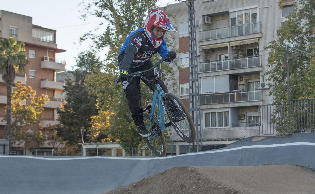 Imagen de archivo de la pista de BMX en Badajoz. 