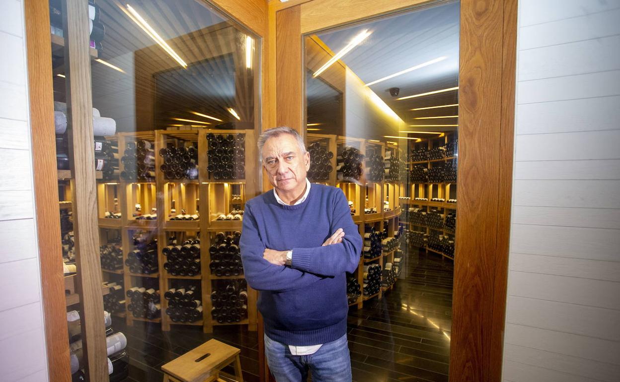 José Polo, en una imagen de archivo en la bodega de Atrio. 