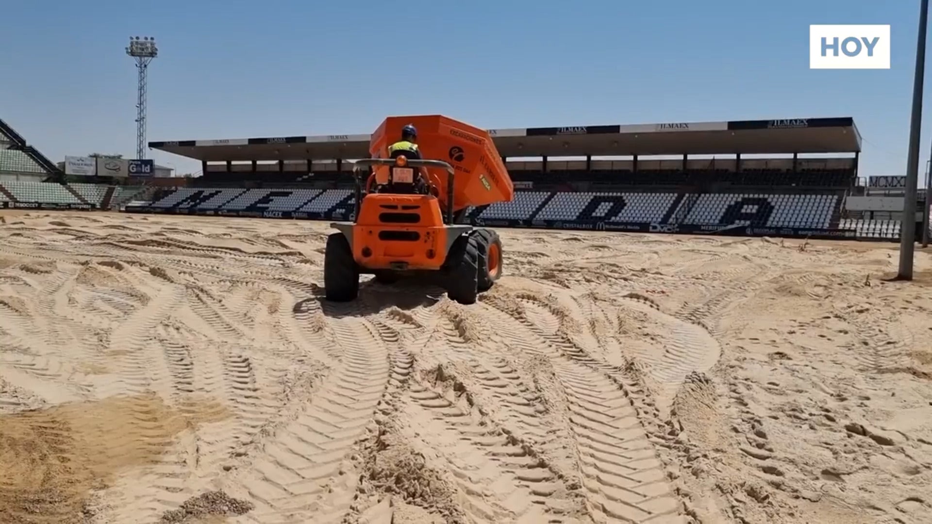 La playa del estadio Romano