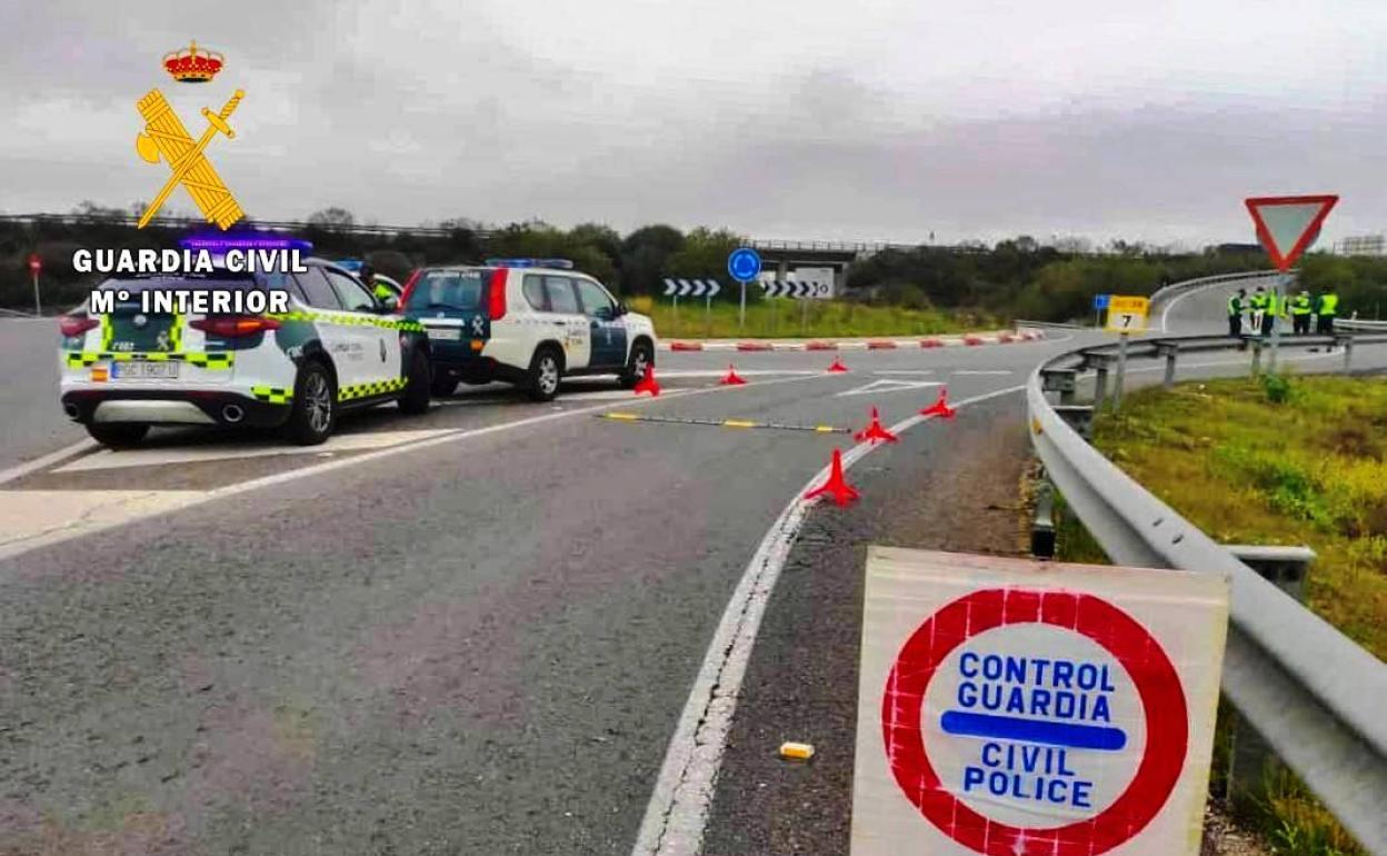 Control de la Guardia Civil 