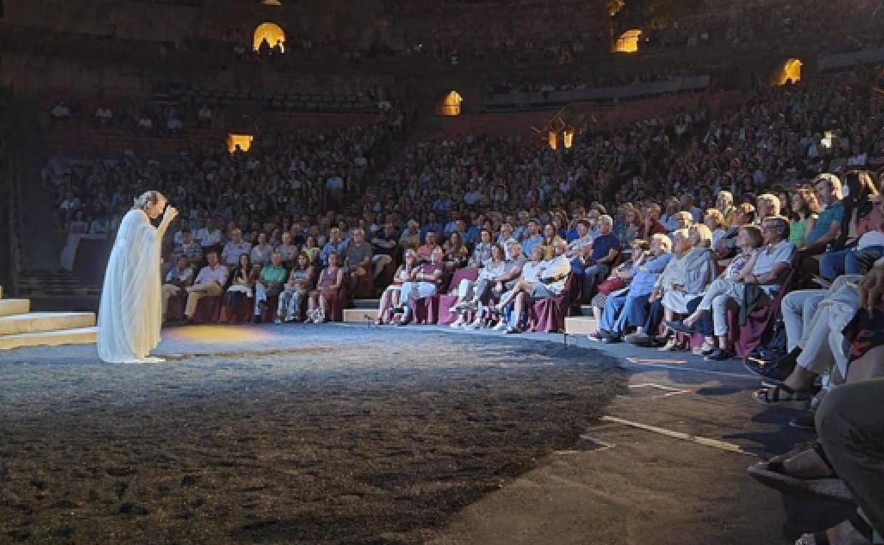 Representaciones en el Teatro Romano de Mérida. 