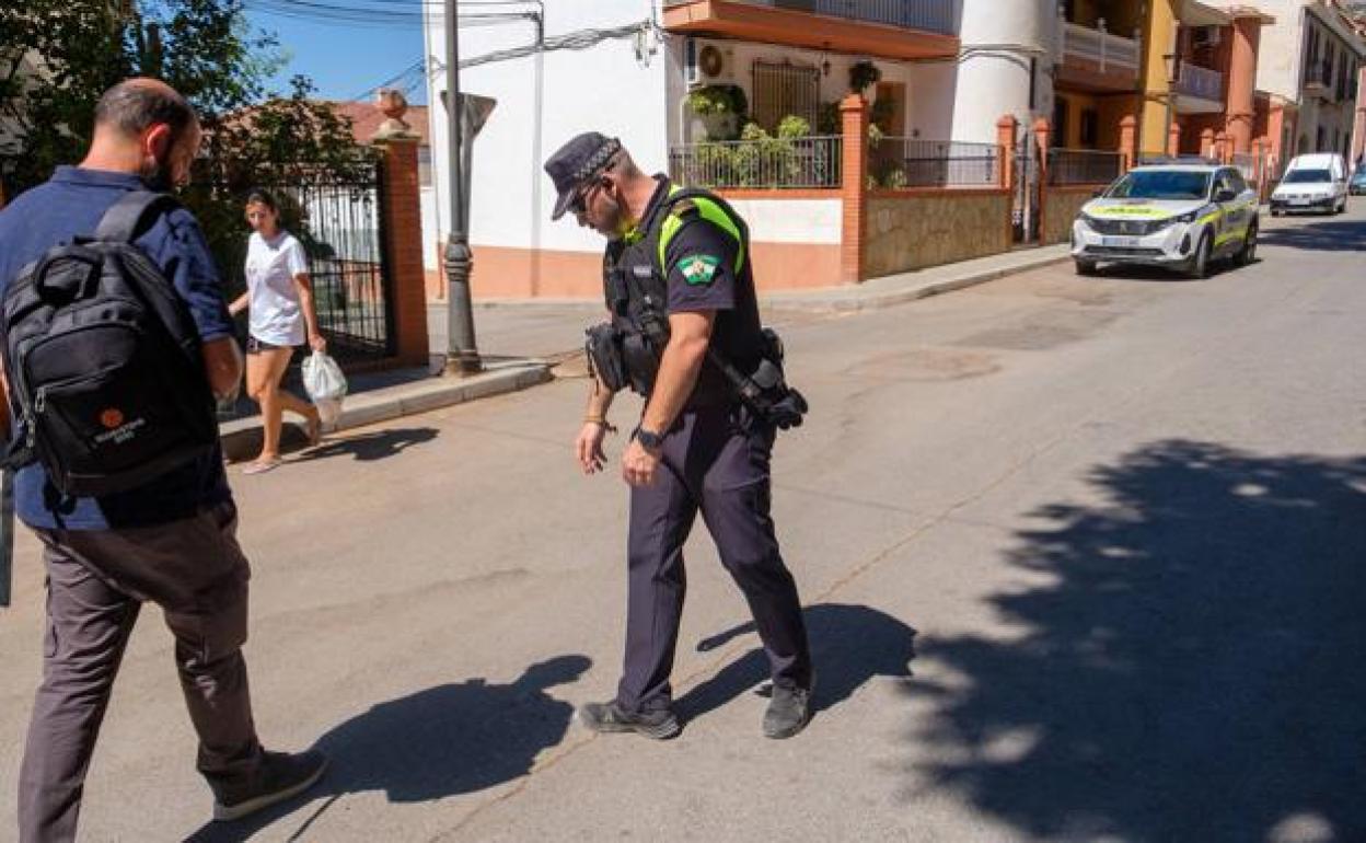 La calle donde ocurrió la agresión que segó la vida del muchacho. 