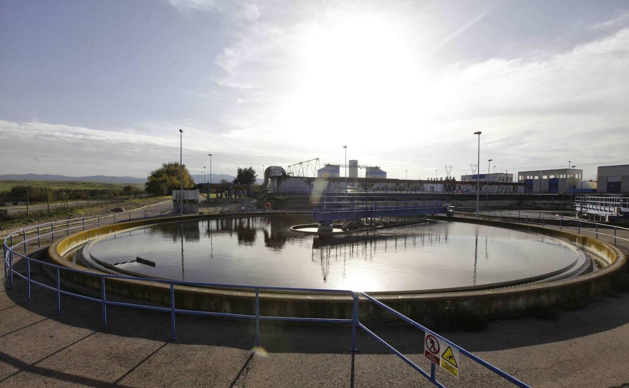 Estación depuradora de aguas residuales de Cáceres. 