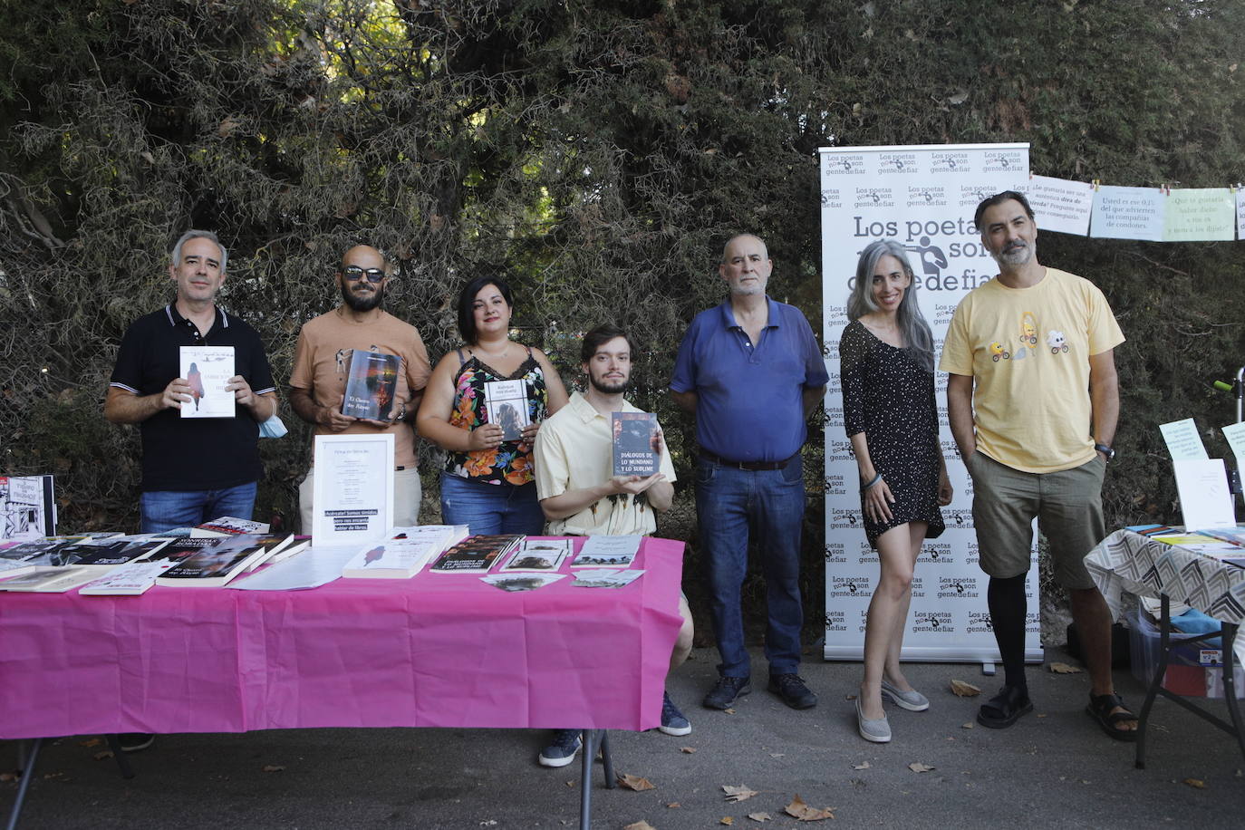 La cita ‘Libros en el parque’ tuvo lugar en el del Príncipe. 