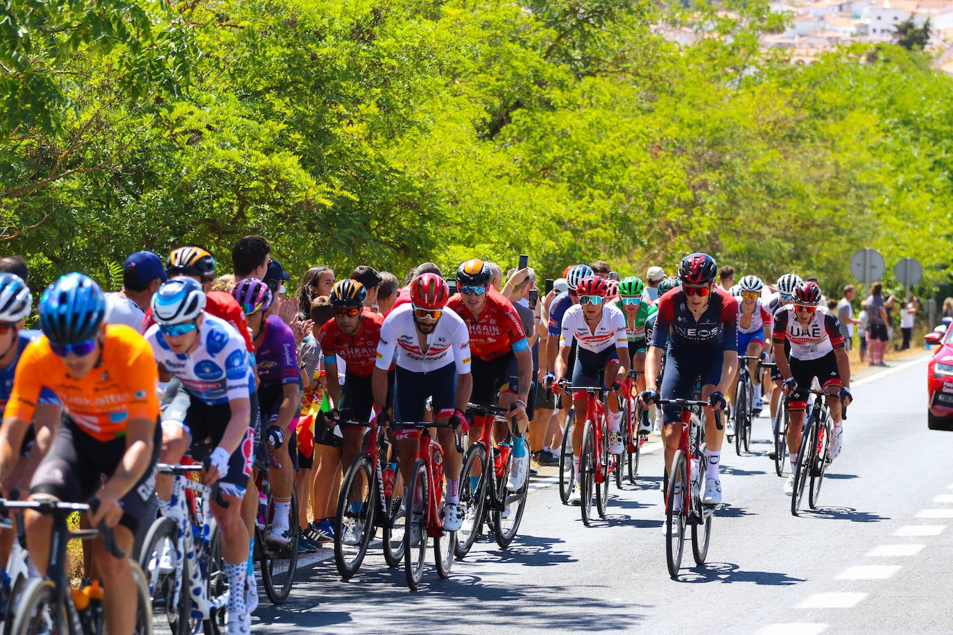 La carrera a su paso por Jerez de los Caballeros.