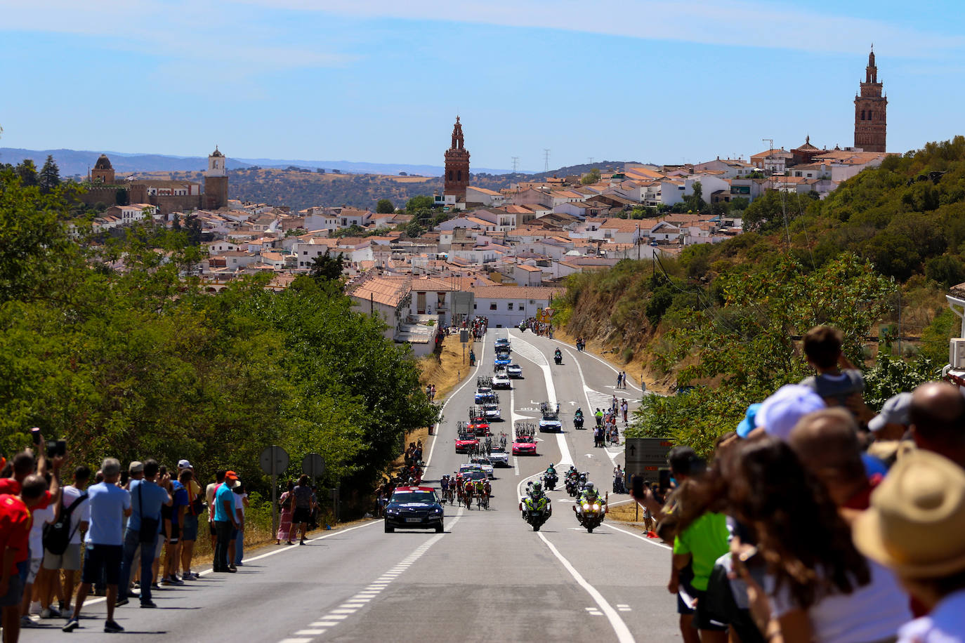 Fotos: La Vuelta Ciclista, a su paso por la provincia de Badajoz