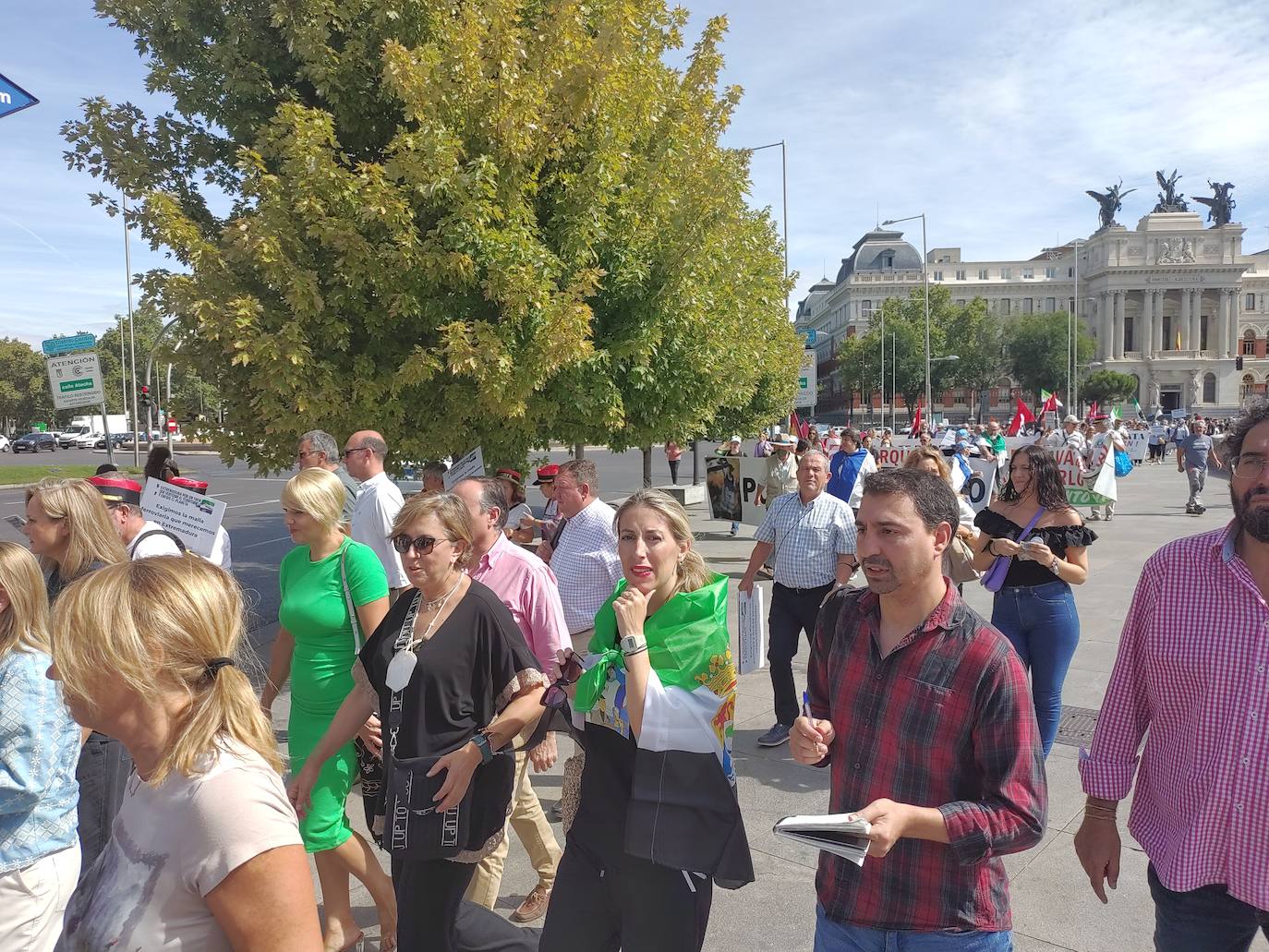 Fotos: La manifestación en Madrid por un tren digno para Extremadura