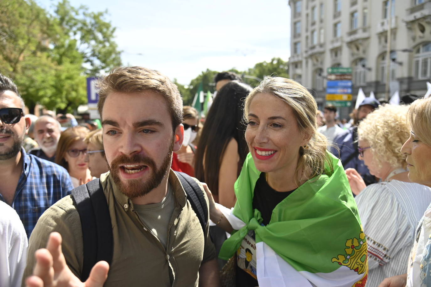 Fotos: La manifestación en Madrid por un tren digno para Extremadura