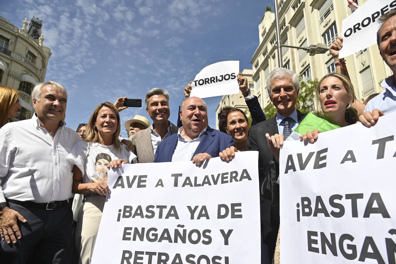 Fotos: La manifestación en Madrid por un tren digno para Extremadura