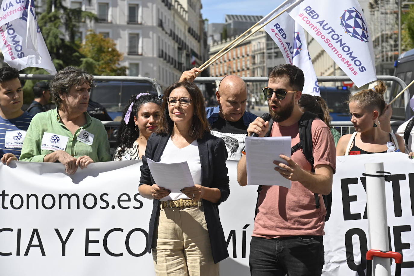 Fotos: La manifestación en Madrid por un tren digno para Extremadura