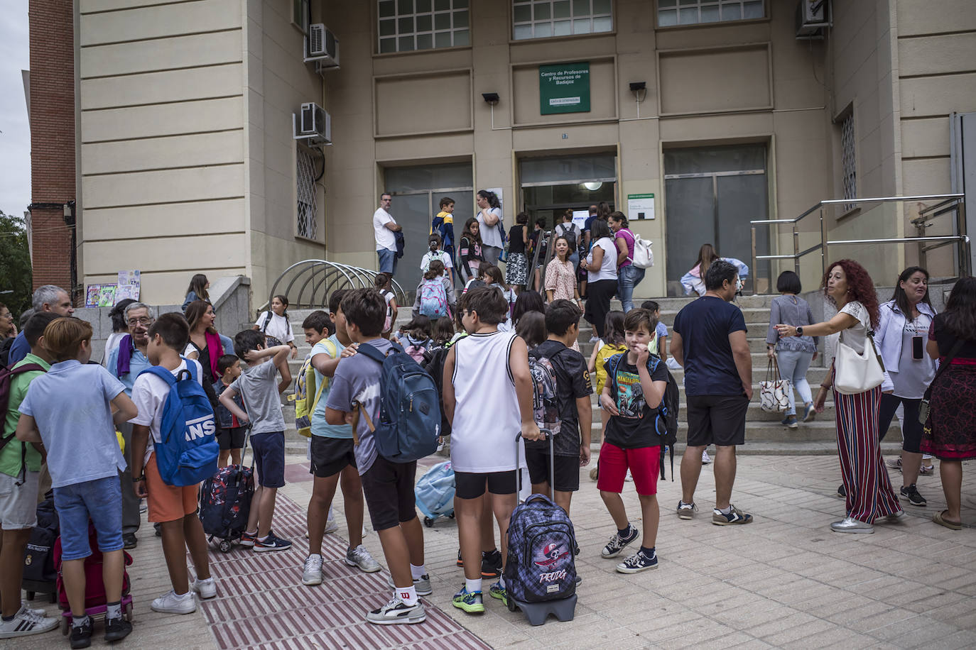 Vuelta al colegio en Badajoz. 