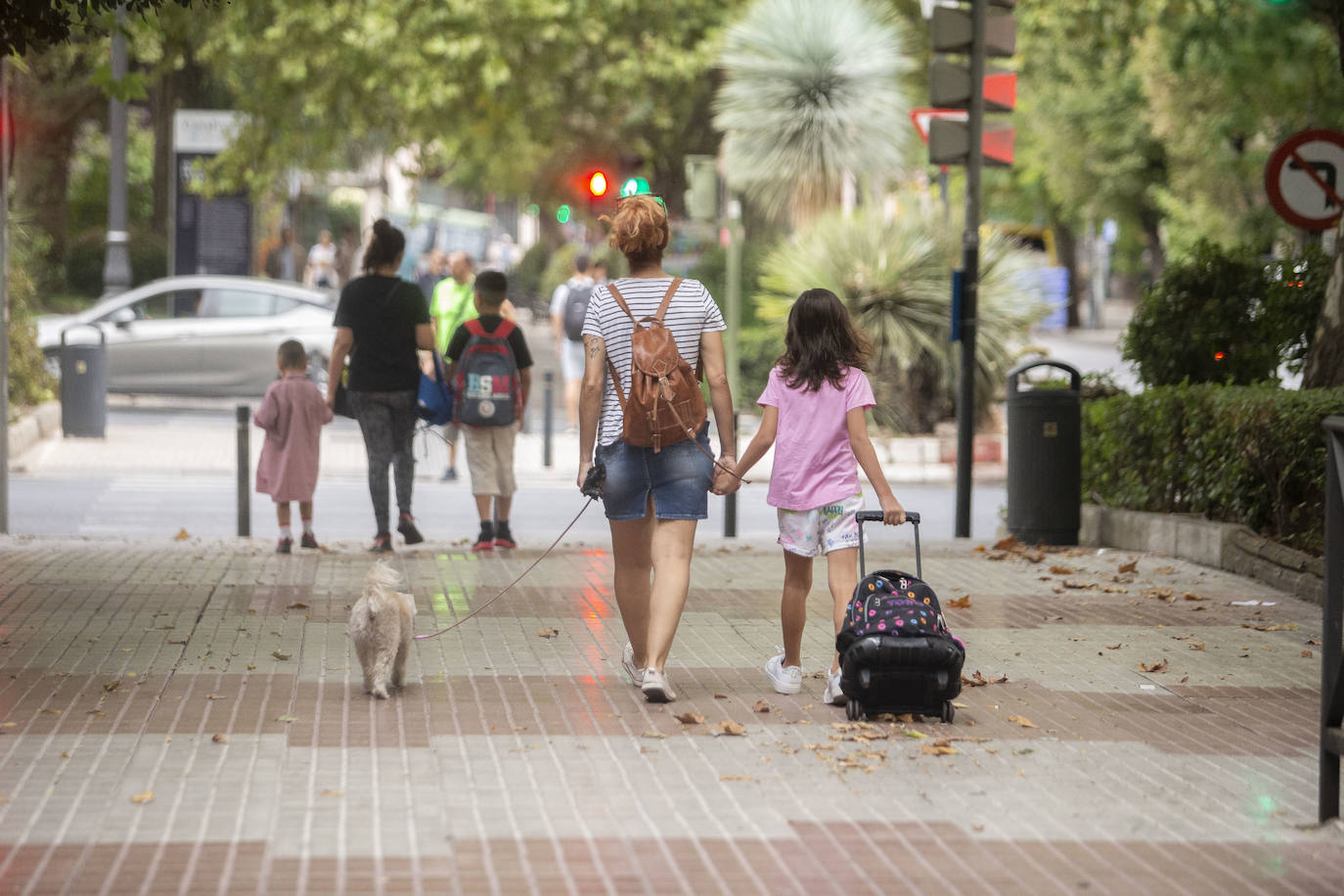 Vuelta al colegio en Cáceres. 
