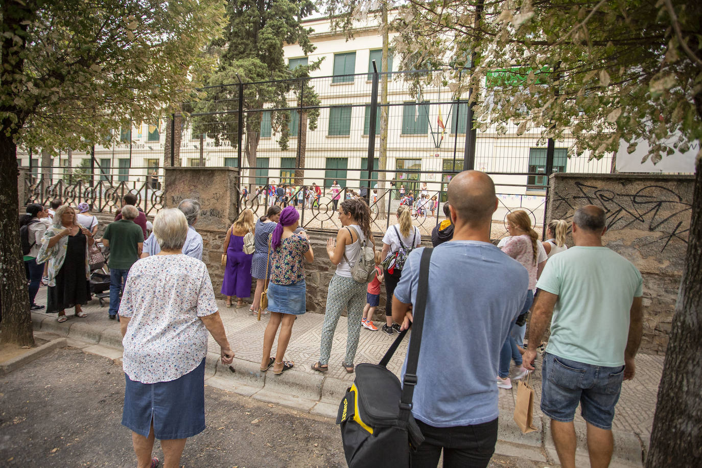 Vuelta al colegio en Cáceres. 
