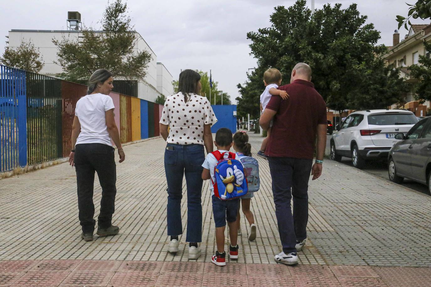 Vuelta al colegio en Mérida.