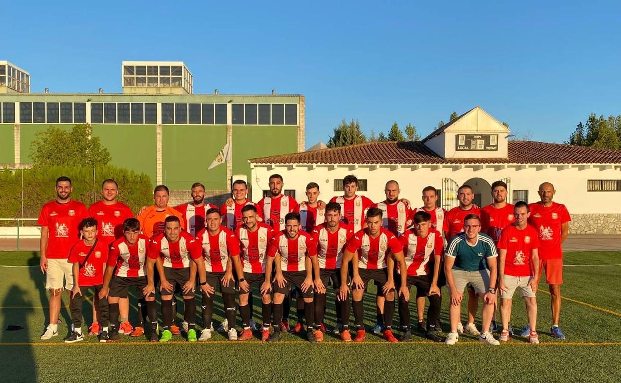 Foto de equipo del Athletic Fregenal. 