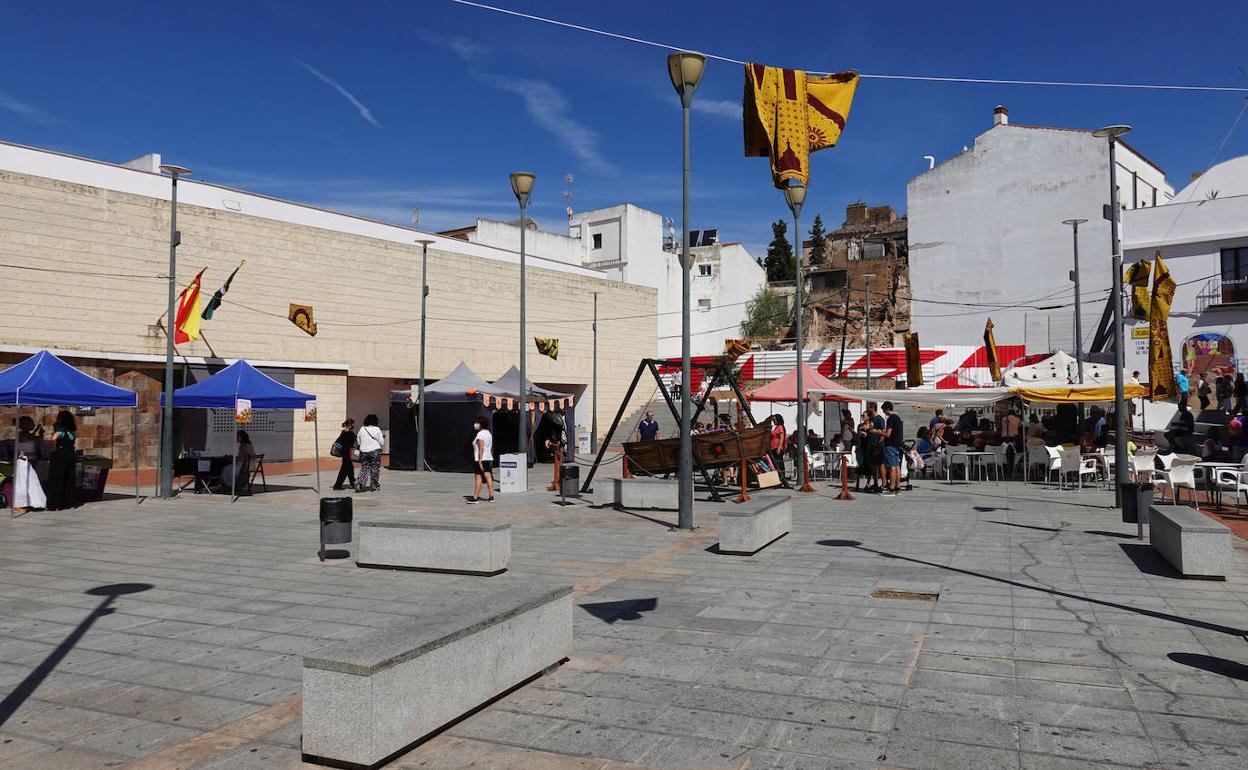 Santa María apenas sin público. 