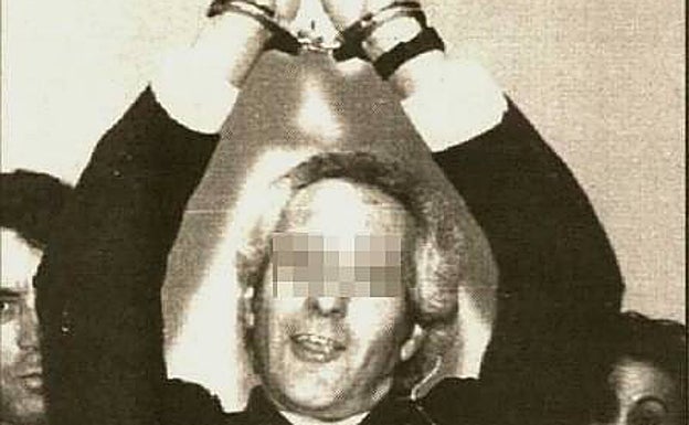 Durante uno de sus juicios en Cáceres. 