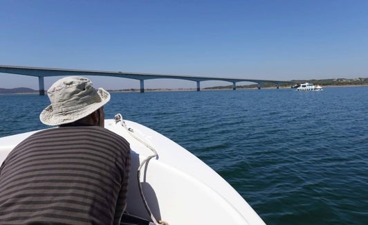 Embalse de Alqueva a principios de julio pasado. 