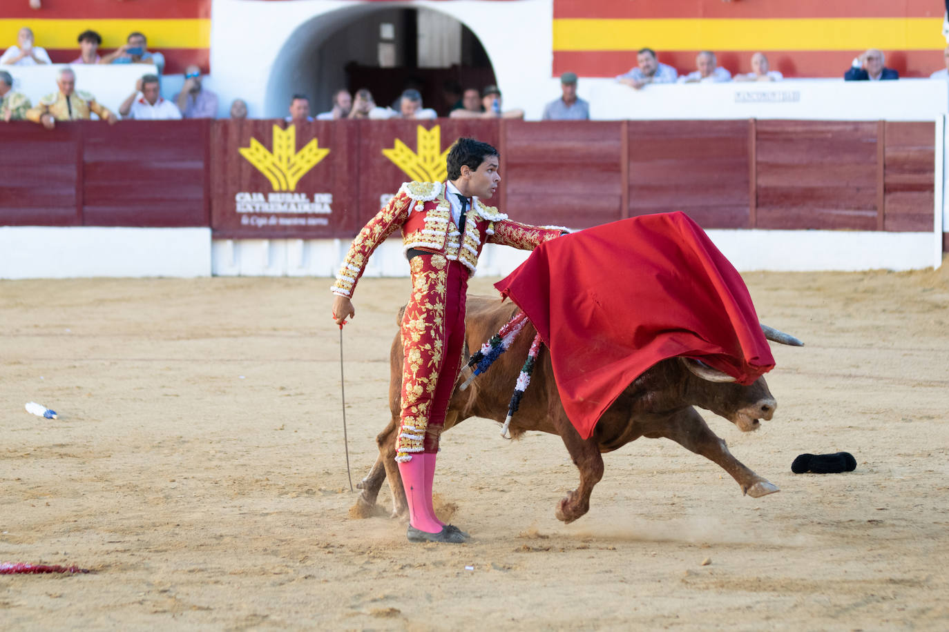 Tarde triunfal, la primera de las dos que componen la Feria taurina de Zafra, donde el público se divirtió con la actuación de los tres toreros y el buen juego en líneas generales de la corrida de Álvaro Núñez. 