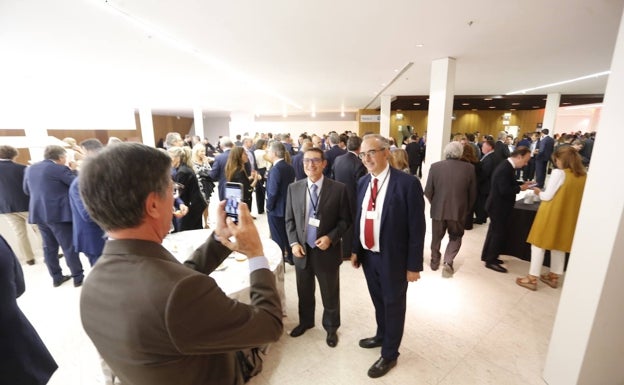 Participantes en el XXV Congreso de la Empresa Familiar en Cáceres.