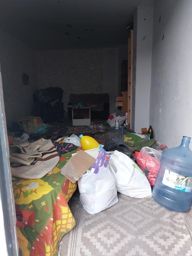 Fotos: Imágenes del incendio en el edificio okupado de San Roque en Badajoz