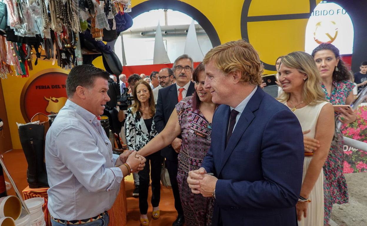 El alcalde, Ignacio Gragera, en la última inauguración de Ecuextre. 