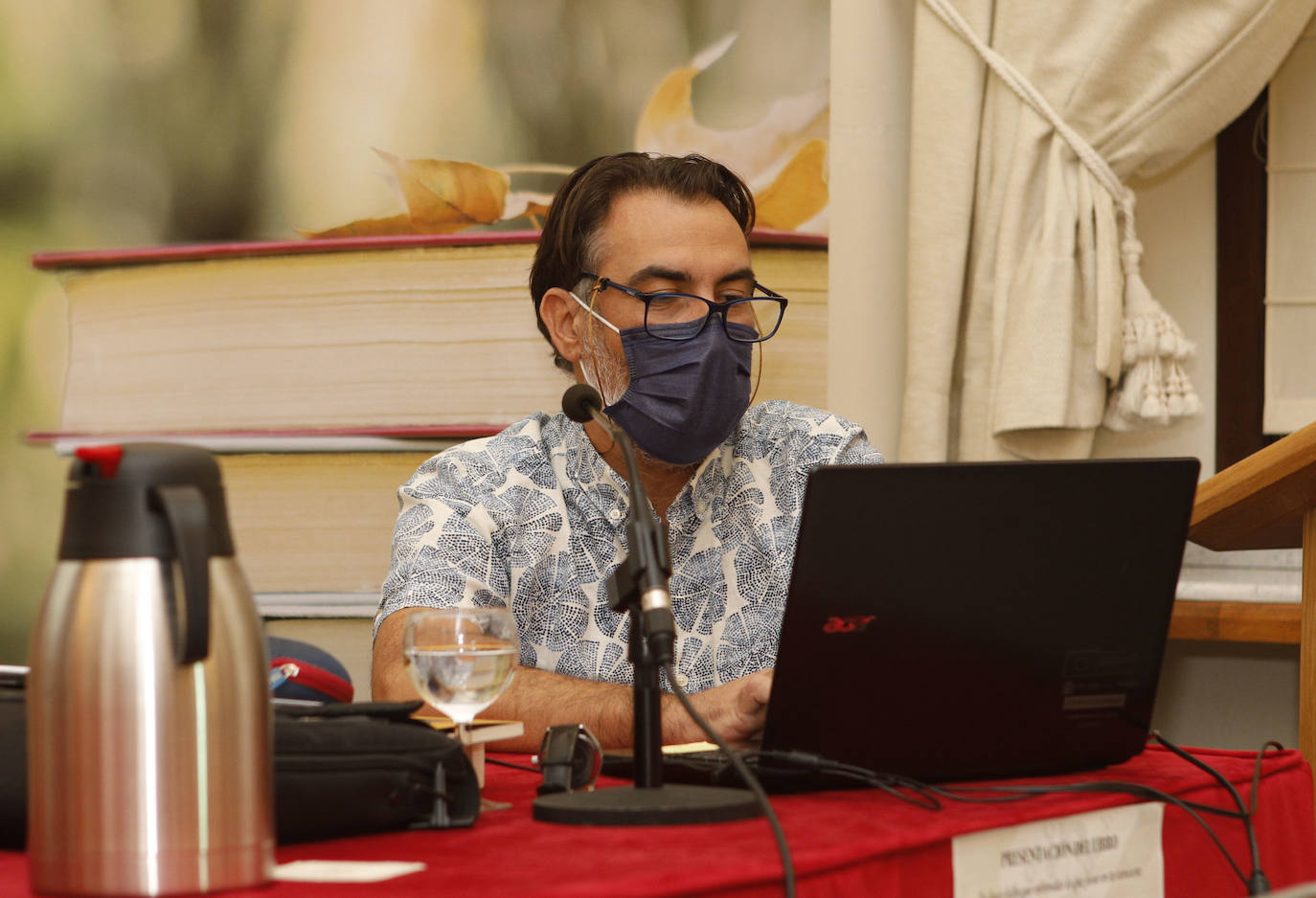 José María Cumbreño en el Aula de la Palabra.