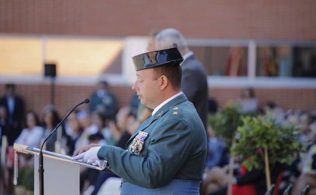 Intervención del teniente coronel Rafael Roldán. 