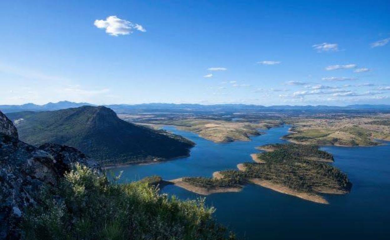 Un paisaje de La Siberia extremeña. 